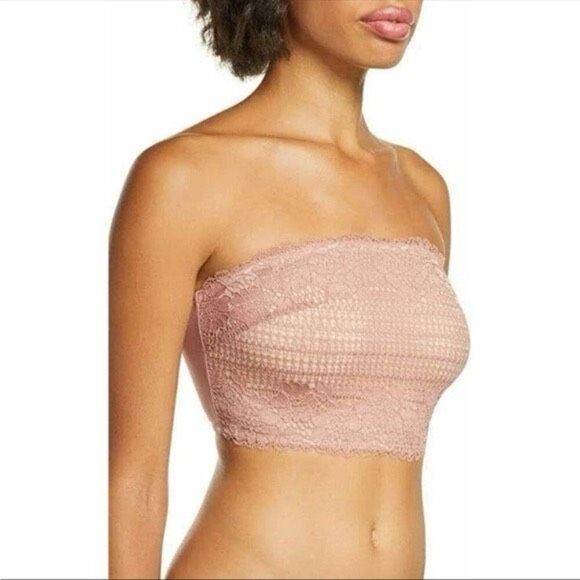 Free People Intimately Camila Bandeau in Vintage Rose XS $38 - Picture 3 of 3